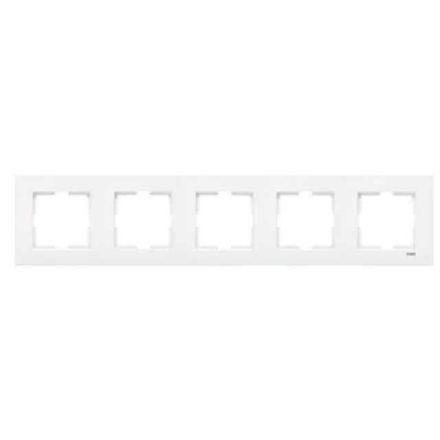 Karre Accessory White Five Gang Frame