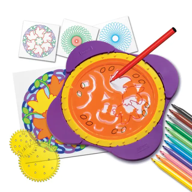 Quercetti Σετ Ζωγραφικής με Σπειρογράφους Spirogiro Mandala (4+ ετών) 01680 3