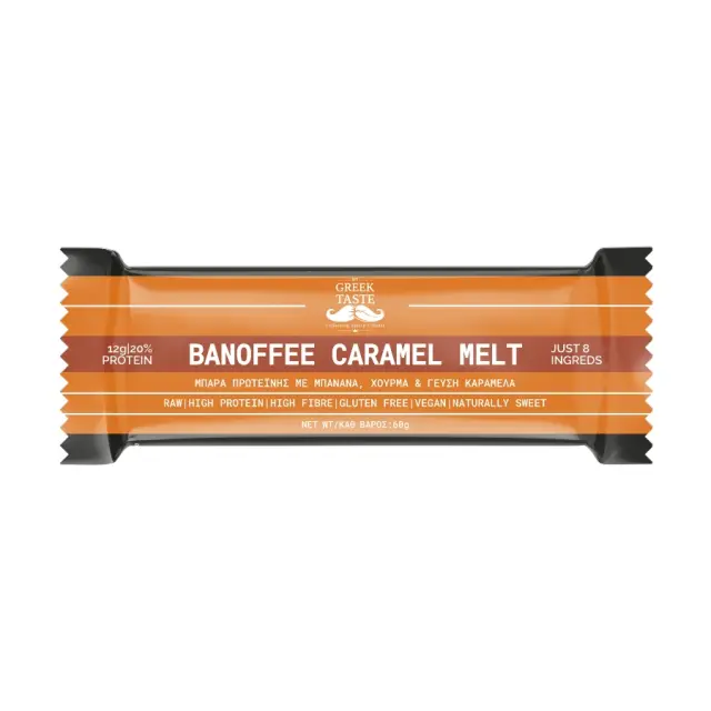 Banoffee Caramel Melt No Guilt Protein Dessert - myGreekTaste - 60gr 5214002412999