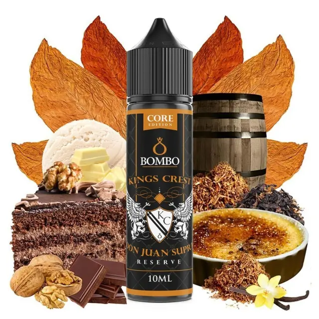 Don Juan Supra Reserve Core Edition 10ml (60ml) - Kings Crest & Bombo Flavorshots