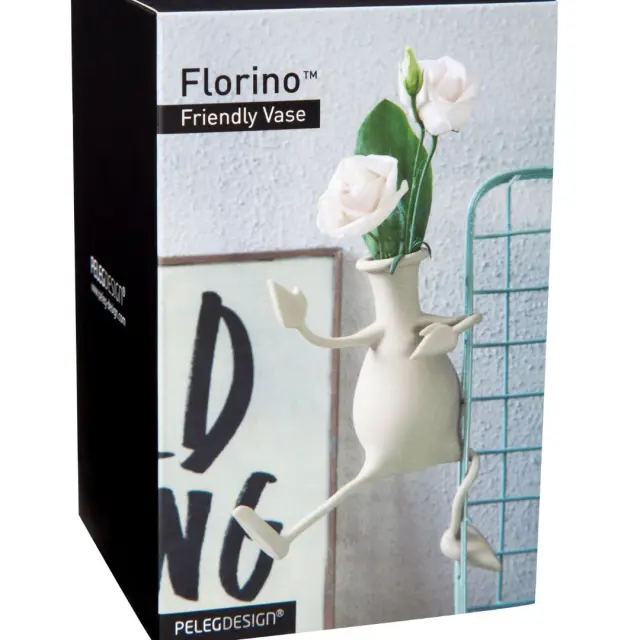 Peleg Design Ευλύγιστο Βάζο / Friendly Vase: Florino - Γκρι 2