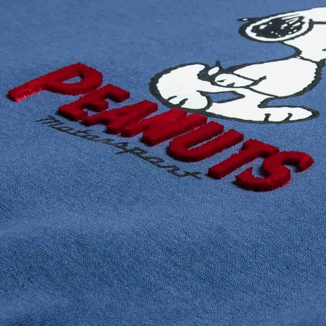 Μπλούζα φούτερ Snoopy με ανάγλυφα στοιχεία 3