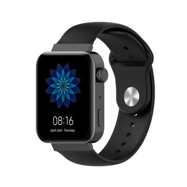 Solid Color Λουράκι για Smartwatch 18mm-Black OEM