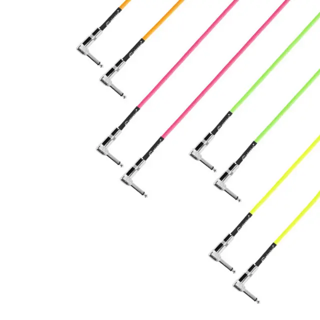 Adam Hall K4IRR0060NEOSET 4Star Series Patchcable Καλώδιο Οργάνων 1/4 Mono Jack - 1/4 Mono Jack 0.60m Σετ Διάφορα Χρώματα (4 τμχ)