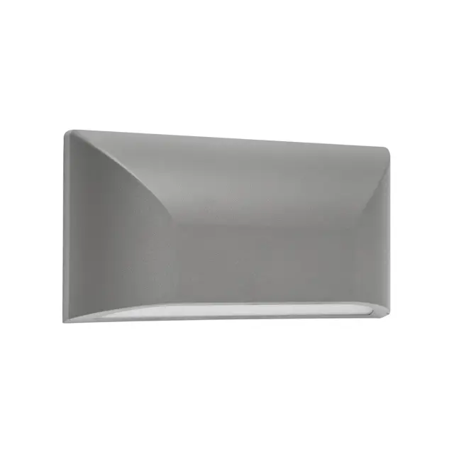 Pam Φωτιστικό Led τοίχου 5W 6000K IP65 22x11.3x5.1 γκρι Γκρί