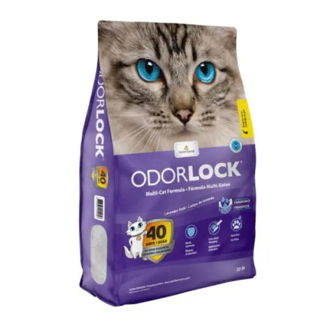 Intersand Odourlock Lavender Cat Litter Άμμος Υγιεινής Γάτας Λεβάντα 12kg