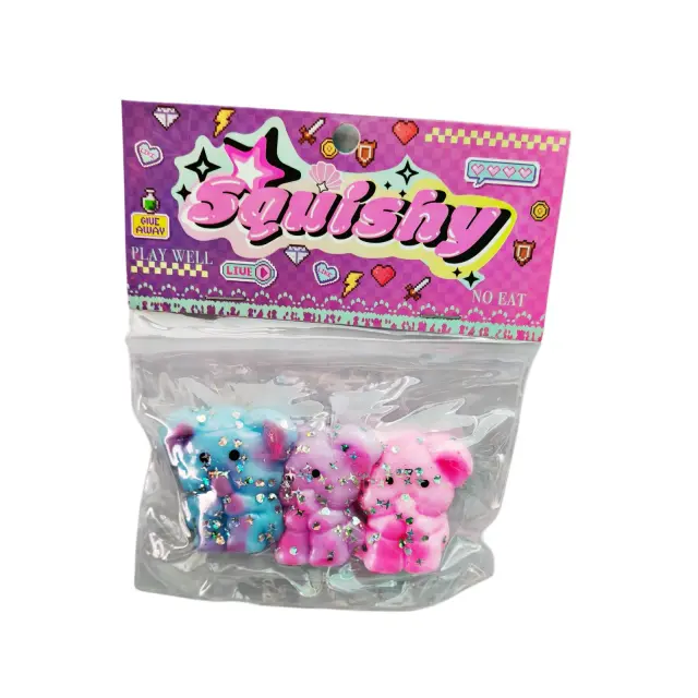 Antistress Squishy Ζωάκια 3ΤΜΧ 5cm
