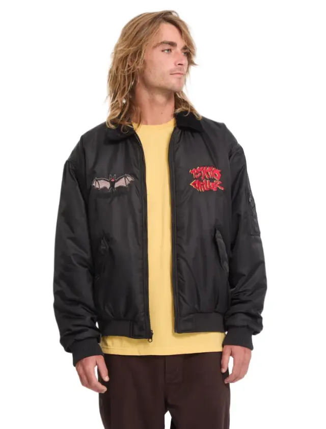 Volcom Ozzy Reversible Bomber Jacket ανδρικό μπουφάν διπλής όψης A1632603-1