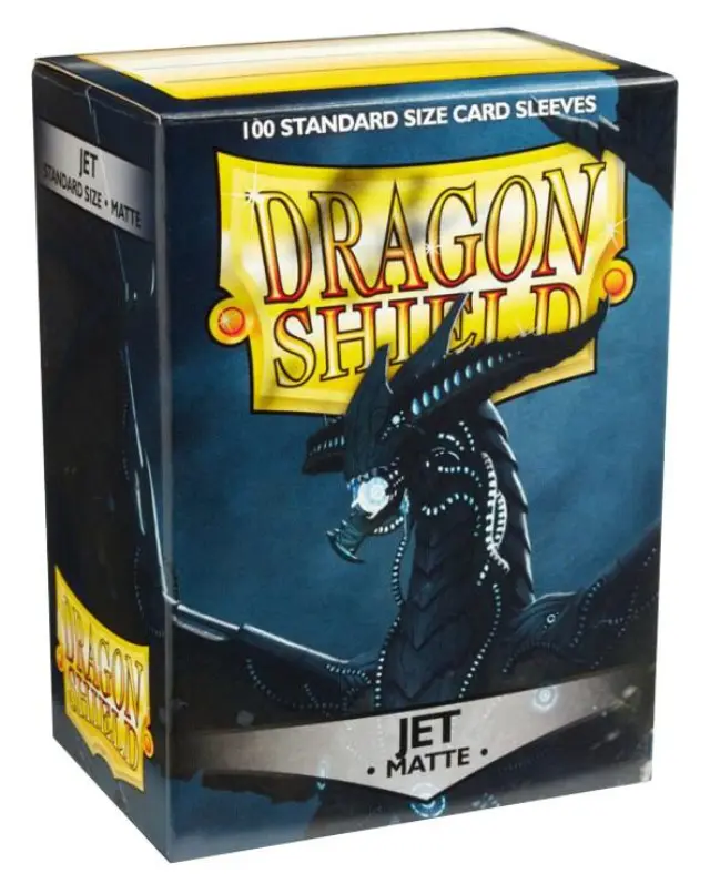 Dragon Shield Standard Sleeves - Matte Jet (100 Sleeves)
