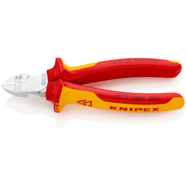 Knipex 14 26 160 - Πλαγιοκόφτης-γδάρτης με βαριά μόνωση 1000V No160mm
