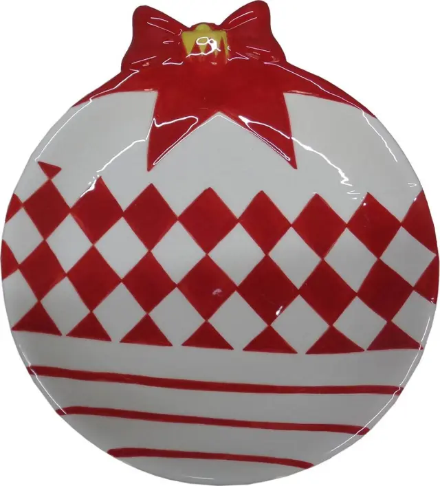 Festival Ceramic Platter Πιατέλα Κεραμική 27.7x24.5x3.5cm
