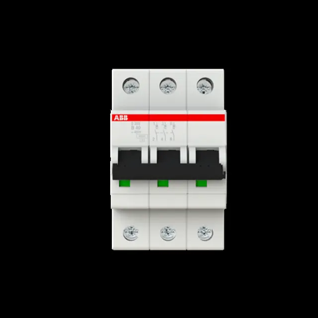 S203-B40 Miniature Circuit Breaker - 3P - B - 40 A