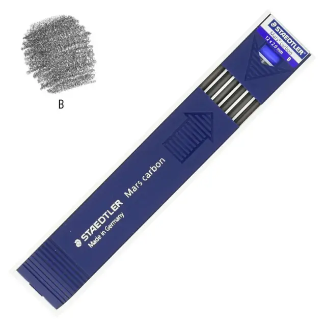 Ανταλλακτικές Μύτες Μολυβιού Ø2mm Staedtler Mars Carbon - B