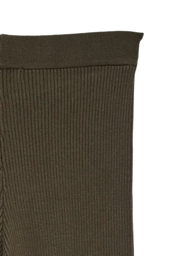 Vero Moda γυναικείο πλεκτό παντελόνι ριμπ VMGOLD 10345717-3 2