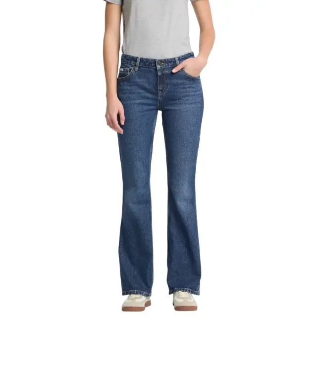 Guess - Γυναικείο Παντελόνι Τζιν Bootcut Jeans G09 Vintage Wash Flare W5RA1SD5M44-GJWM Μπλε - W32 L32