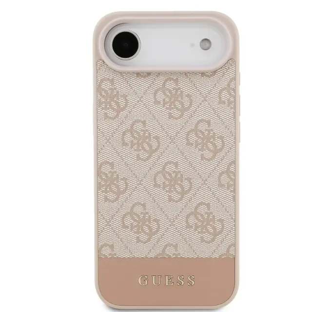 Guess PU 4G Stripe Case for iPhone Air Pink 3