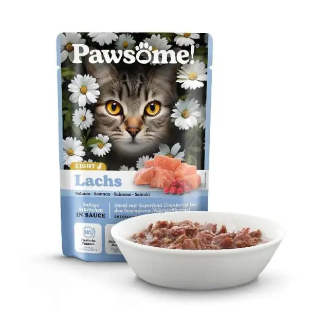Pawsome Adult Light Σολομός 85gr 2