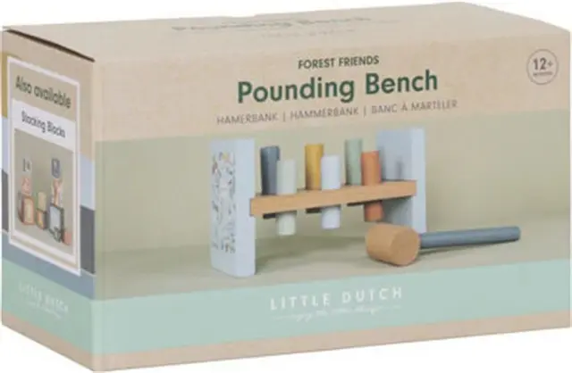 Little Dutch Ξύλινο παιχνίδι αντιστοίχισης με σφυρί Forest Friends FSC / LD7246 (Little Dutch)