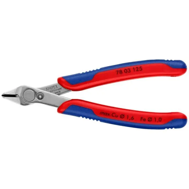 Knipex 7803125 - Πλαγιοκόφτης Ηλεκτρολόγου Πλευρικής Κοπής Μήκους 125mm 2