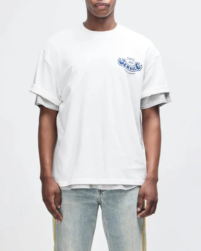 RUFF AND SMOOTH ΜΠΛΟΥΖΑ - White - XXL
