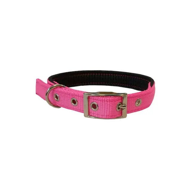 Pet Interest Neoprene Standard Κολάρο Σκύλου Hot Ροζ 2XL 25mm x 60cm