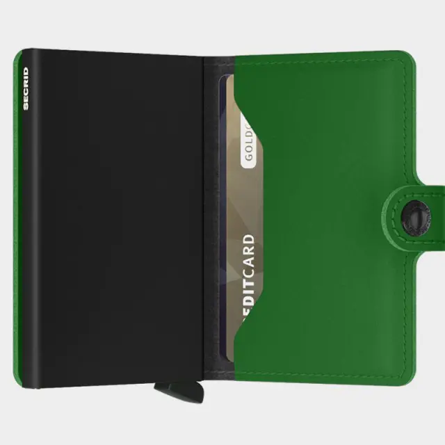 Δερμάτινο Πορτοφόλι Secrid Miniwallet Matte Bright Green Πράσινο - ONESIZE 2
