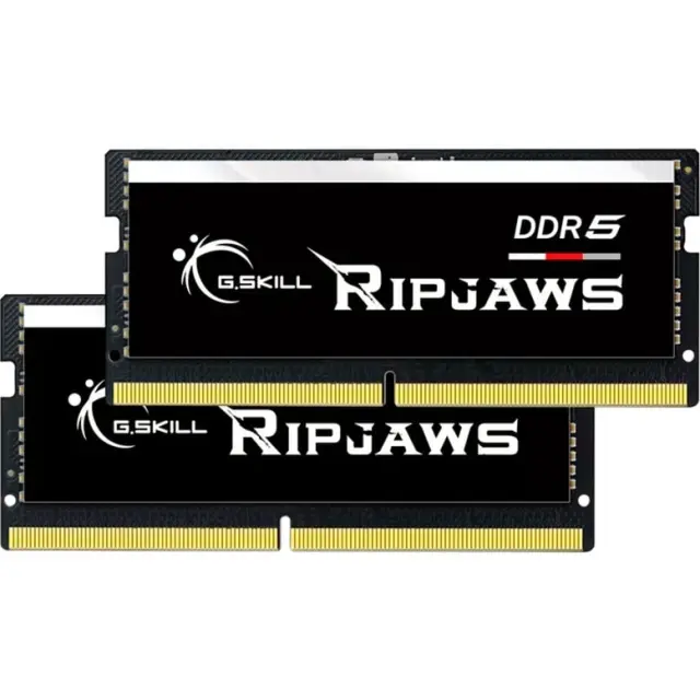 G.Skill SO-DIMM 64 GB DDR5-5600 (2x 32 GB) Dual-Kit (black, F5-5600S4645A32GX2-RS, Ripjaws, INTEL XMP)