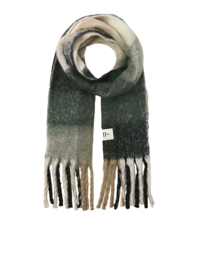 JACREST CHUNKY SCARF LN black