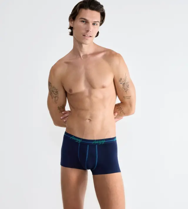 Sloggi Men Μποξεράκια Start Hipster Συνδυασμός Έντονο Μπλε 2-Pack 3