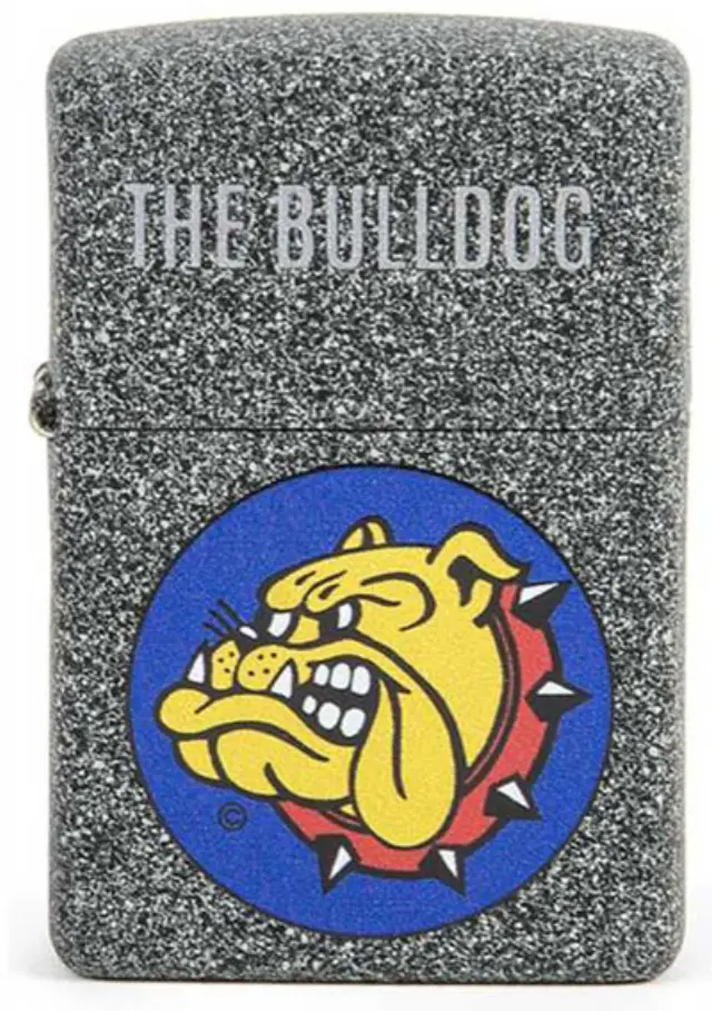ZIPPO Αναπτήρας The Bulldog Amsterdam - Black Iron Stone