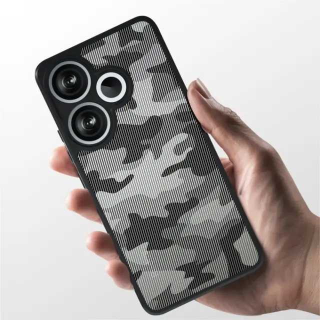 Hybrid Back Cover Θήκη για Xiaomi Poco F6 5G- Artistic Camouflage OEM 2