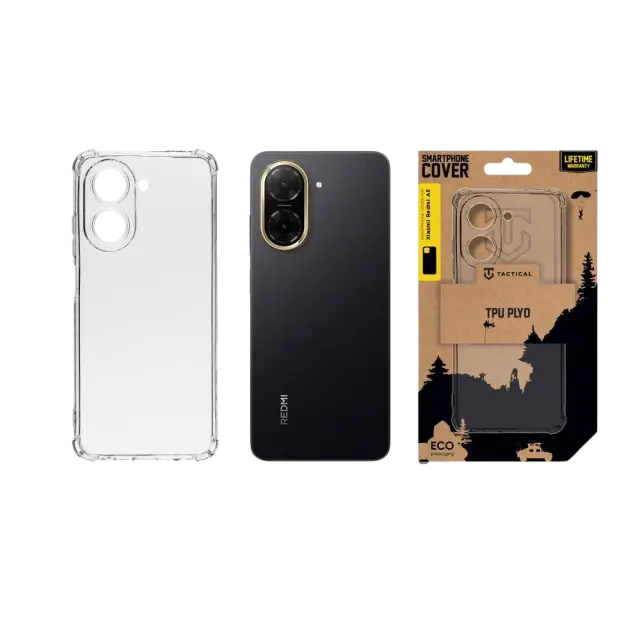 Tactical TPU Plyo Cover for Xiaomi Redmi A5 4G Transparent 3