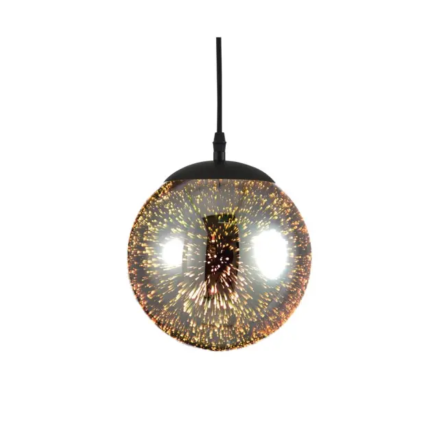 AcaLight Offer NETTO ΦΩΤΙΣΤΙΚΟ ΚΡΕΜΑΣΤΟ ΧΡΩΜΙΟ ΓΥΑΛΙΝΟ ΣΥΜΒΑΤΙΚΟ 1ΧΕ27 IP20 Φ200Χ1500mm