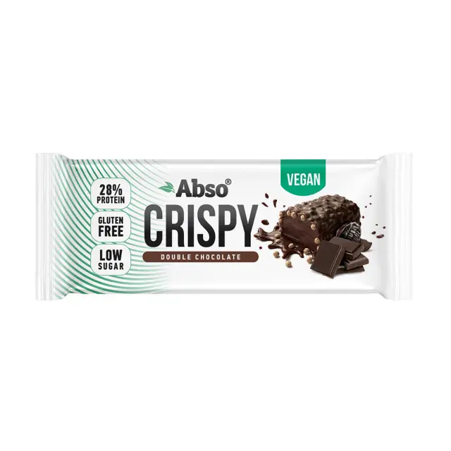 AbsoRICE Abso Crispy Bar - Vegan Protein Bar double-chocolate, 50-g