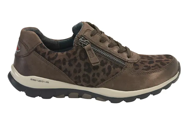 Gabor Sneakers Γυναικείο δέρμα Nubuck Γκρί GAB/76968 60-ANTHRAZIT - 36 3
