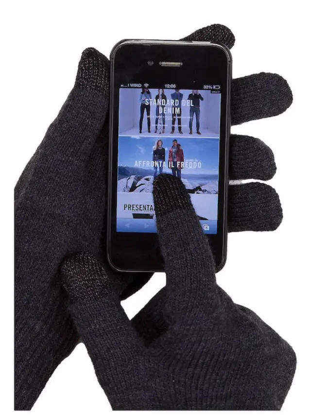 BEN TOUCH SCREEN GLOVES Black 3