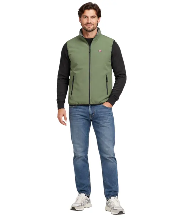 Norway Nautical School - Ανδρικό Αμάνικο Μπουφάν 849140-ARMY Χακί