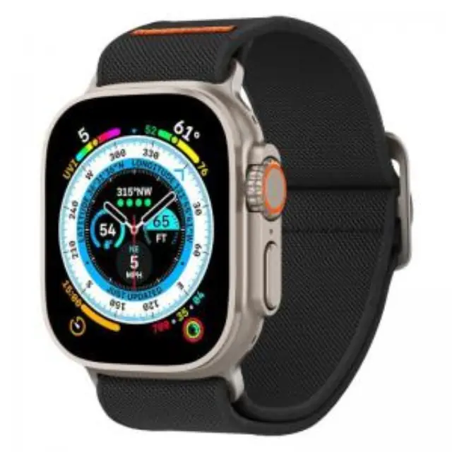 Λουράκι Spigen Apple Watch (44/ 45/ 46/ 49mm) Lite Fit Ultra Μαύρο N62574 2
