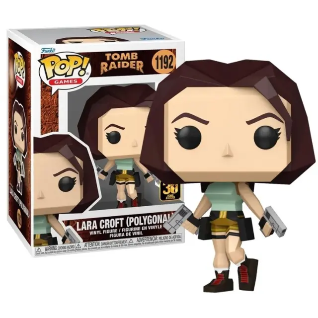 Φιγούρα Funko Pop! Games: Tomb Raider - Lara Croft (Polygonal) #1192 Vinyl Figure