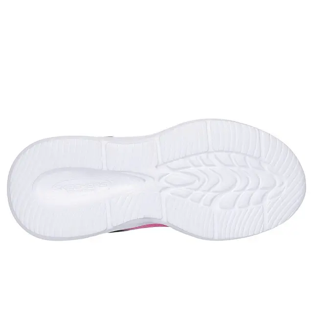 Skechers Lighted Gore Strap Sneaker (PSV) (303714L-BKHP) - Μαύρο-Ροζ 3
