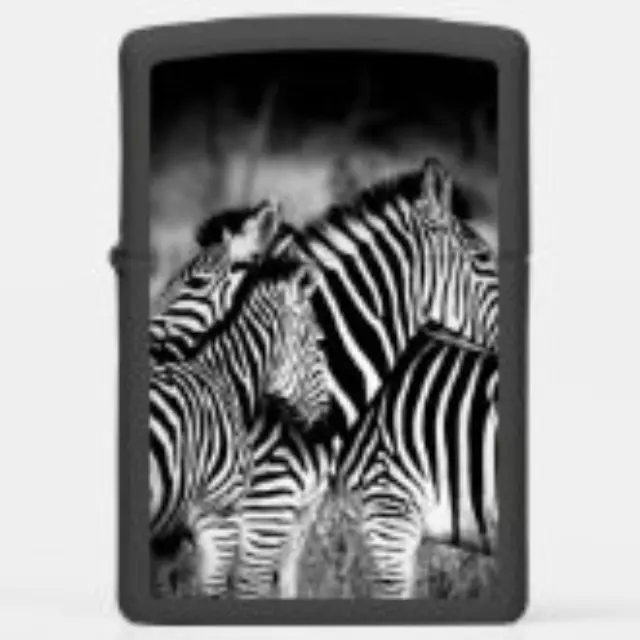 Zebra Animalprint Zippo Lighter