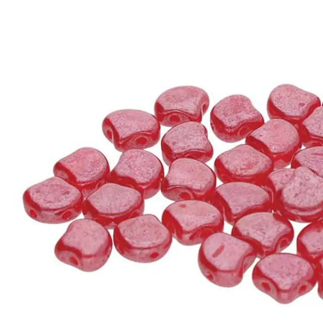 Χάντρα Matubo Ginko 7.5mm - Opal Red White Luster ~10gr