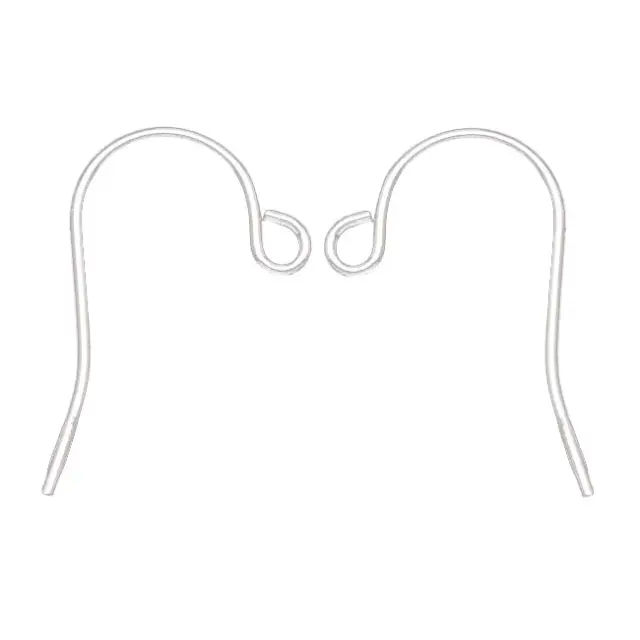 Σκουλαρίκι Hook French 18mm - Silver Plated - 24τεμ
