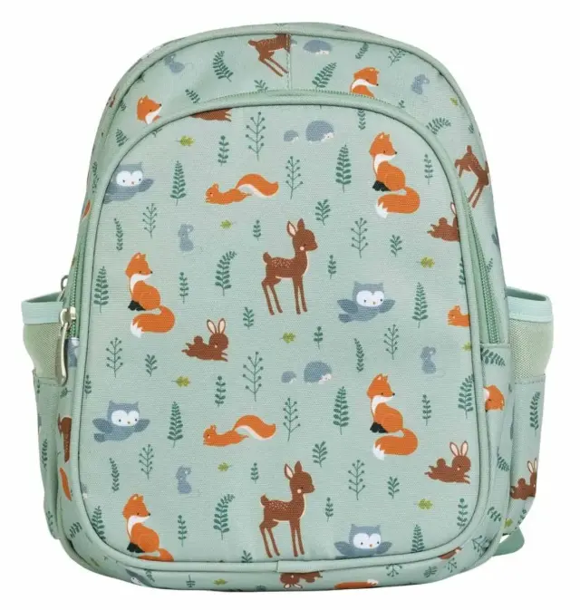 A Little Lovely Company Τσάντα Πλάτης με Ισοθερμική Θήκη (32x27x19) Forest Friends BPFFSA56
