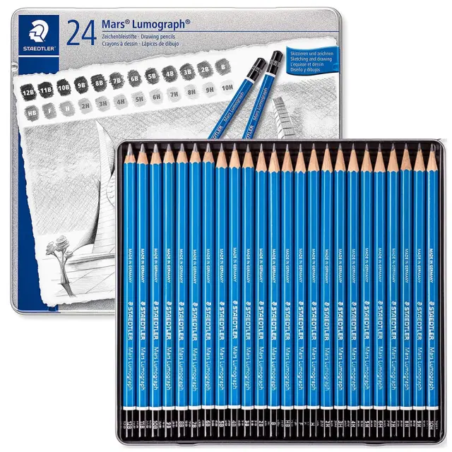 Σετ 24 Μολύβια Staedtler Mars Lumograph