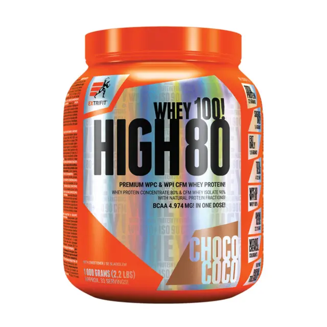 Extrifit High Whey 80 chocolate-coconut, 1000-g