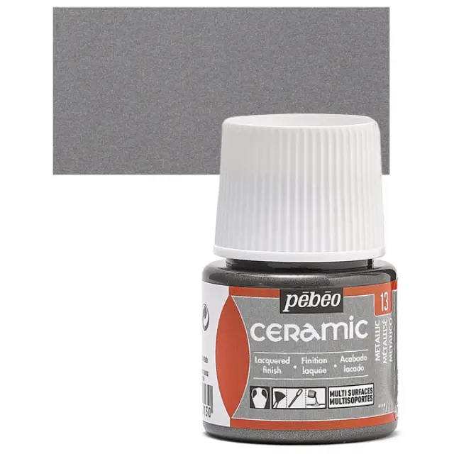 Pebeo Ceramic Καλυπτικό Σμάλτο - 13 Metallic - 45ml