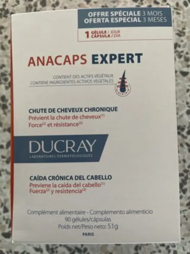 Ducray | Anacaps Expert Συμπλήρωμα Διατροφής Kατά Της Μόνιμης Τριχόπτωσης | 90caps