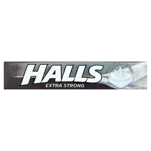 HALLS Καραμέλες Extra Strong (20τεμ/disp)