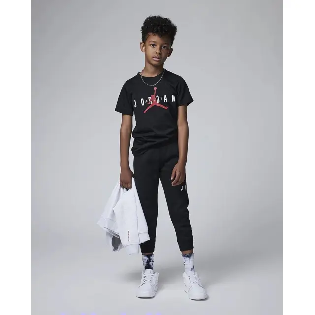 Jordan Jumpman ΠΑΙΔΙΚΟ ΣΕΤ (85B909-023) - Μαύρο - 6-7 ετών